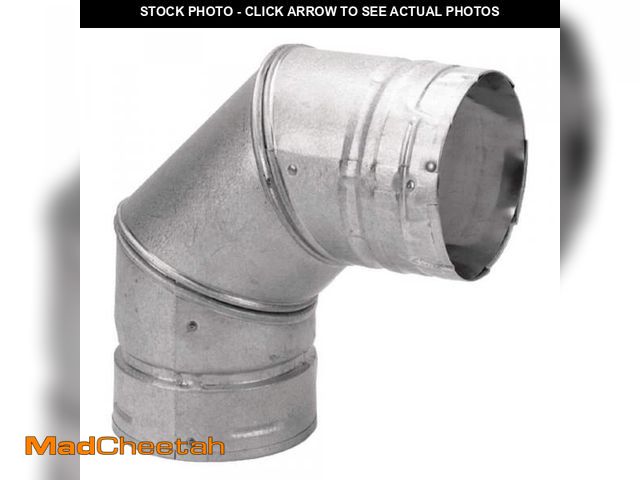 Lot 74-12517751 - DuraVent PelletVent for Multi-Fuel 3in. Diameter 90ÃâÃÂ° Elbow - UNUSED