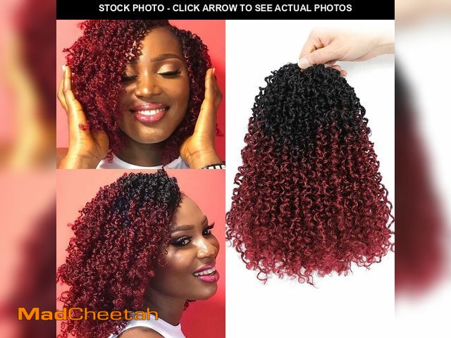 Lot 74-14144384 - Aksice 10 Inch 8 Packs Yanky Twist Crochet Hair for Women Pre-looped Mini Twist Hair Bohemian Passio...