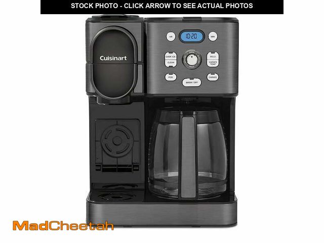 Lot 74-12727825 - Cuisinart 2-IN-1 Center Combo Brewer Coffee Maker, Black Stainless - UNUSED