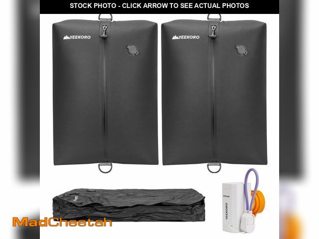 Lot 74-14215495 - YEEKORO Upgraded Vacuum Bag for Travel, Professional IPX8 Waterproof Reusable Vacuum Compression Bag...