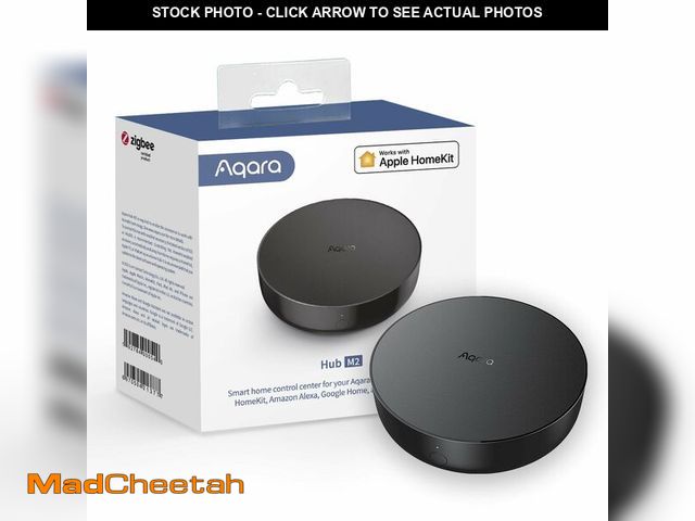 Lot 74-12698255 - Aqara Smart Hub M2 (2.4 GHz Wi-Fi Required), Smart Home Bridge for Alarm System, IR Remote Control, ...