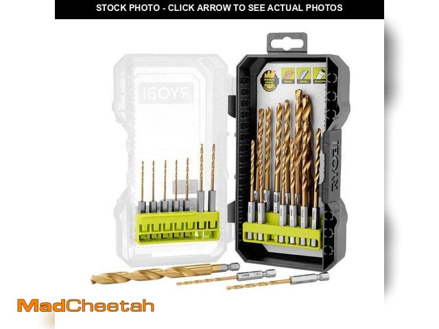 Lot 74-14607093 - RYOBI 22-Piece Titanium Drill Bit Set A972203 - USED