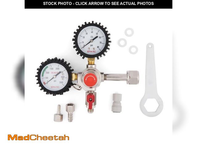 Lot 74-12442556 - SPARC Gen2 Premium CO2 Regulator for Kegerator - C02 Keg Regulator for Beer, Soda, Bars, Kombucha wi...