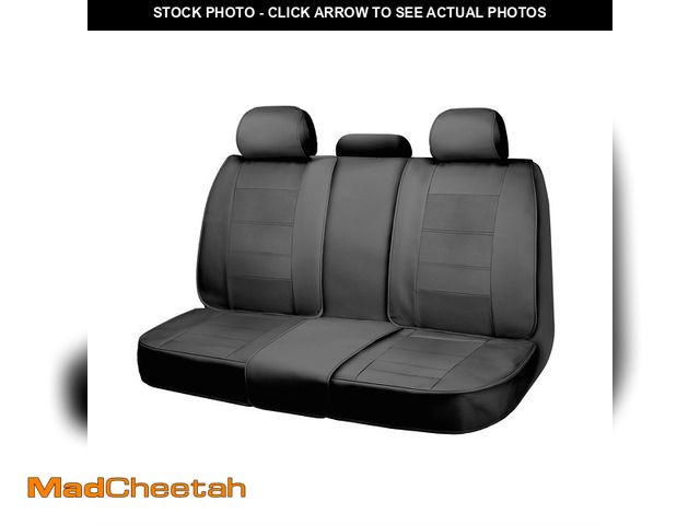 Lot 74-12686483 - Auto Drive Full Faux Leather Rear Bench Seat Cover - Black, Universal Fit - UNUSED