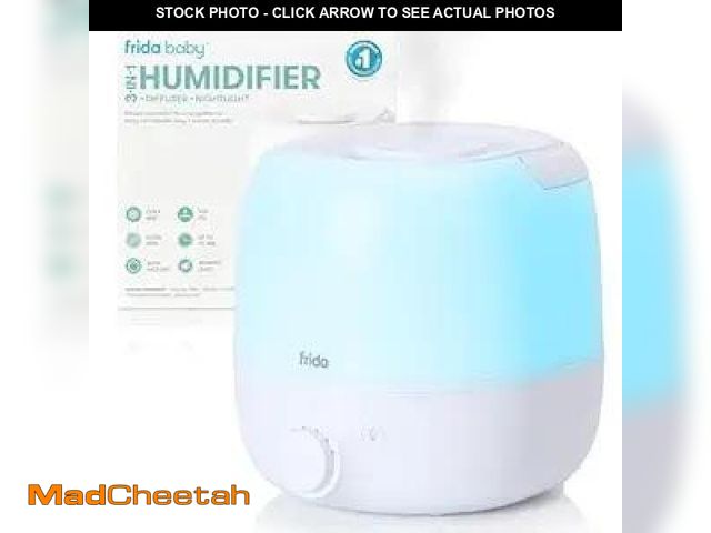 Lot 74-12137708 - Frida Baby 3-in-1 Cool Mist Humidifier for Large Rooms, Top Fill Humidifier for Bedroom, Allergy Rel...
