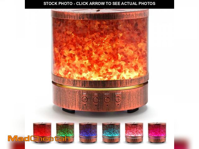 Lot 74-12114223 - Essential Oil Diffuser Aromatherapy Diffusers for Essential Oils Large Room, Himalayan Salt Lamp Ult...