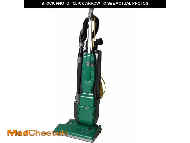 Lot 74-13010936 - Bissell Commercial BGU1500T Heavy Duty Upright Vacuum, with on-Board Tools, Dual Motor, 15" Cleaning...