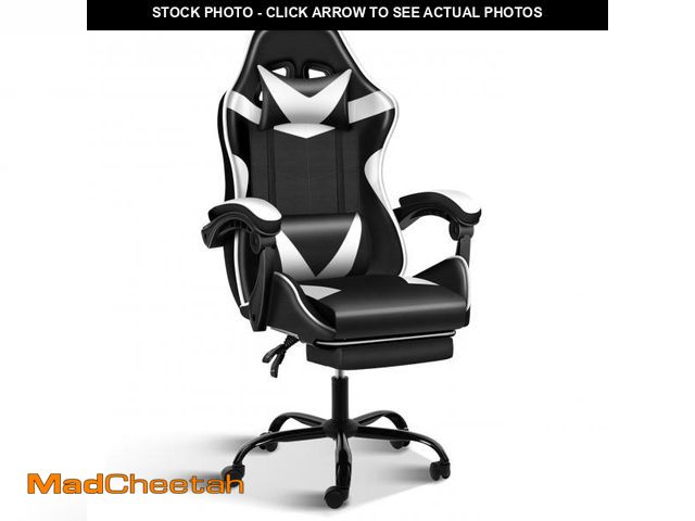 Lot 74-12538961 - (BROKEN ARM) Simple Deluxe Gaming Chair, High Back Office Computer Desk Chair with Adjustable Lumbar...