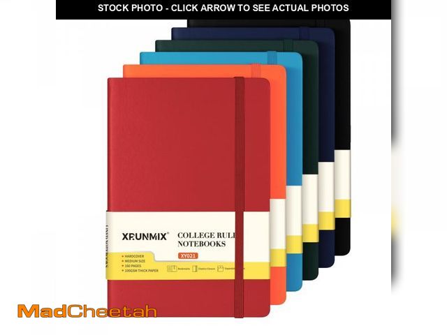 Lot 74-11559164 - Xrunmix Lined Journal Notebooks for Work, 160 Pages Journals, 5.7 x 8 inches, 100 GSM Paper, Hardcov...