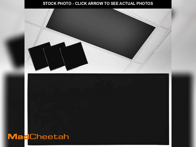 Lot 74-12349691 - Magnetic Light Cover for Classroom Drop Ceiling,3 Pack 4x2 Ft Fluorescent Light Covers for Office Ho...
