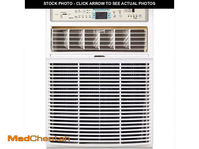 Lot 74-14614454 - Keystone 10,000 BTU Slider Window Air Conditioner and Dehumidifier, 115V Air Conditioner Window Unit...
