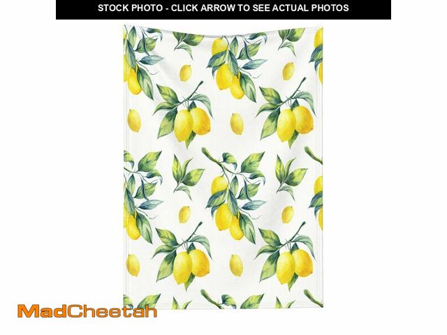 Lot 74-13571367 - Lemon Blankets, Gift for Girls Fruit Lover, 30"x40" Soft Lightweight Plush Throw Blanket for Couch B...