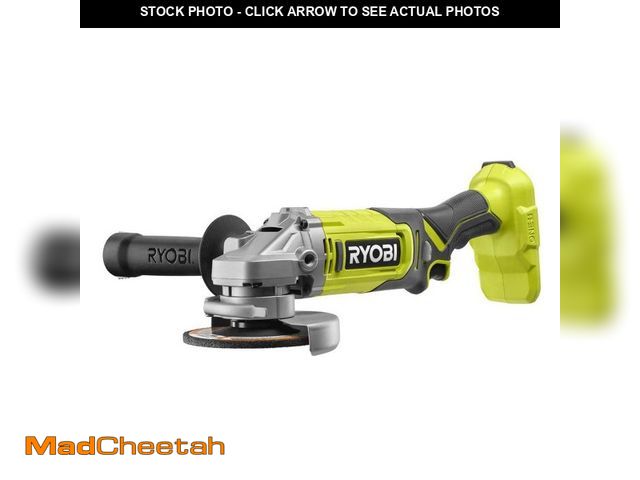 Lot 74-14444642 - RYOBI ONE+ 18V Cordless 4-1/2 in. Angle Grinder (Tool Only) - UNUSED