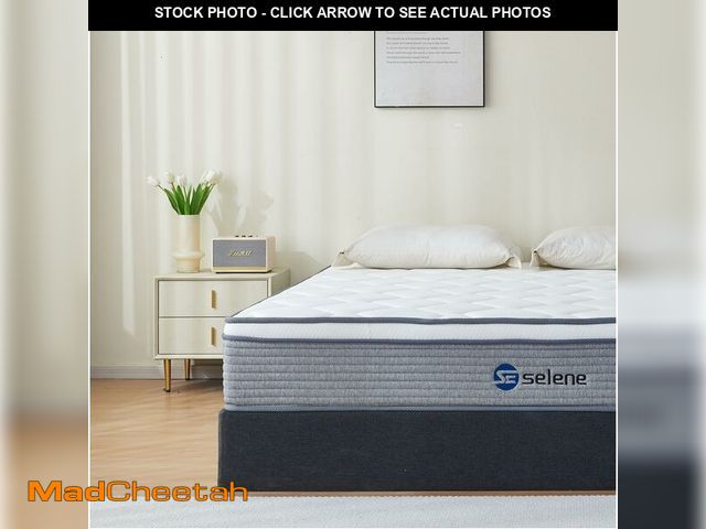 Lot 74-12693984 - Selene Bedding Full Size Mattresses, 12 Inch Mattress Full with Pocket Spring and Memory Foam for Pr...