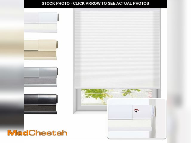 Lot 74-13075393 - Tonature No Drill Cellular Shades for Indoor Windows, Thermal Insulating &amp; Noise Reducing Honeyc...