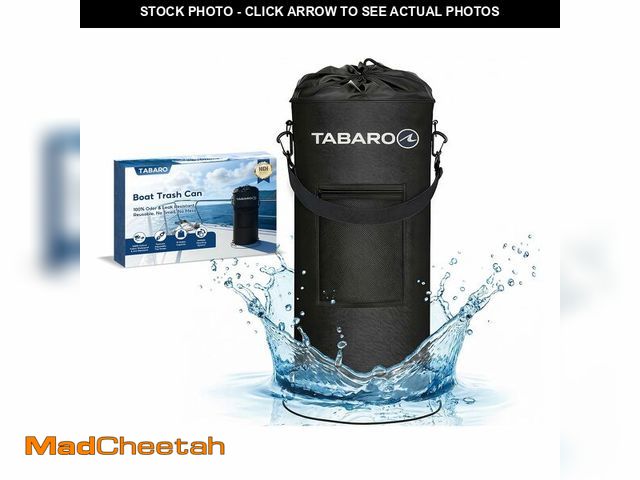 Lot 74-14206885 - Boat Accessories, Boat Trash Can Fits 10-13 Gallon Bags, Reusable Marine Trash Bag, Odor &amp; Leak ...
