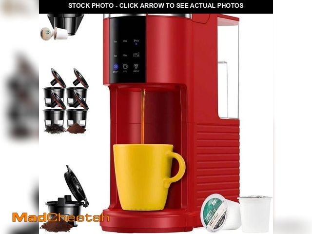 Lot 74-14344475 - *SEE PICS FOR COLOR* 3 in 1 K Cup Coffee Maker, Single Serve Coffee Maker for K Cup Pods &amp; Groun...