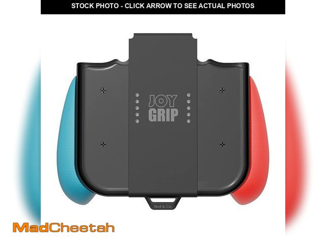 Lot 74-12685454 - Skull &amp; Co. JoyGrip for Nintendo Switch Joy-Con Controller: Rechargeable Handheld Joystick Remot...