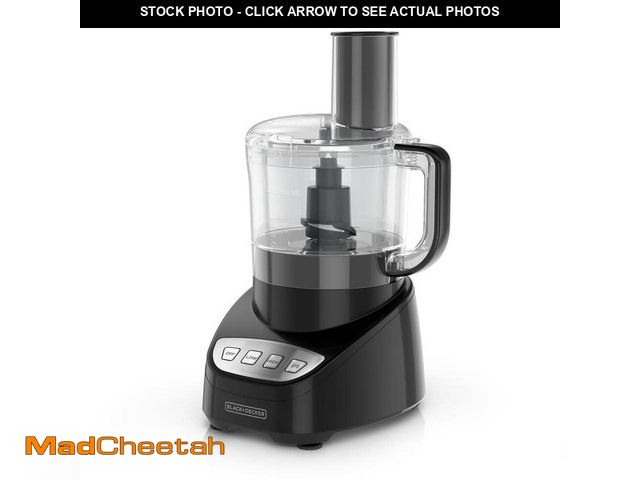 Lot 74-14560387 - BLACK+DECKER Easy Assembly 8-Cup Food Processor FP4100B - UNUSED