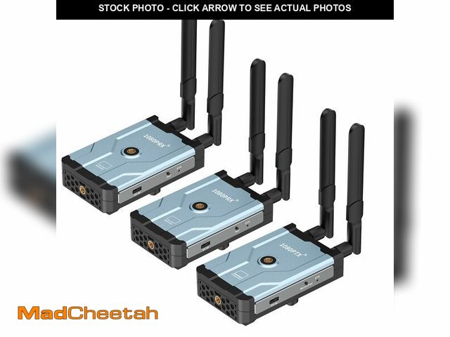 Lot 74-14214385 - TONGTION Wireless HDMI Transmitter and Receiver, Wireless HDMI Extender with Loop Out, 500m(1640ft) ...