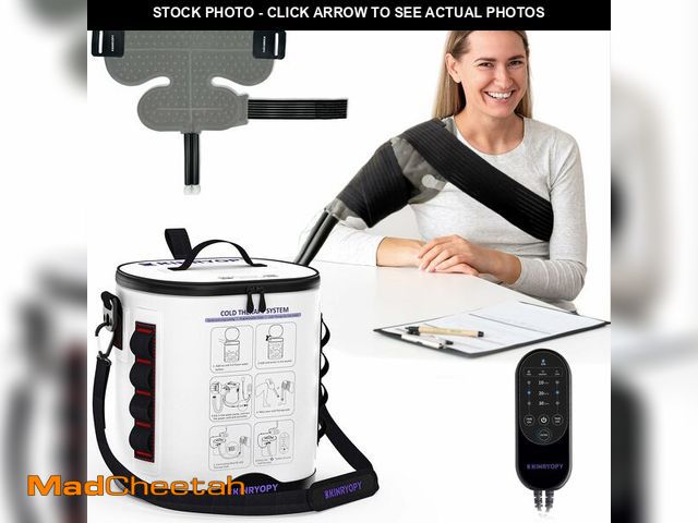 Lot 74-12499051 - Cold Therapy Machine with Programmable Timer, Portable Ice Machine for Shoulder After Surgery, Shoul...