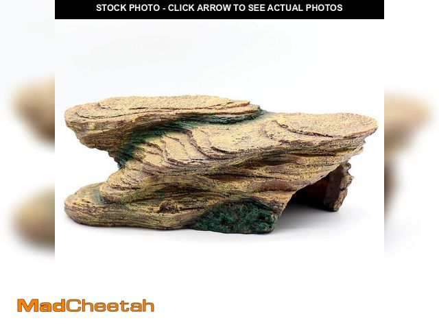 Lot 74-14214564 - Turtle Basking Platform Shale Scape Step Ledge, Reptile Cave Hideout Turtle Tank Accessories Decorat...