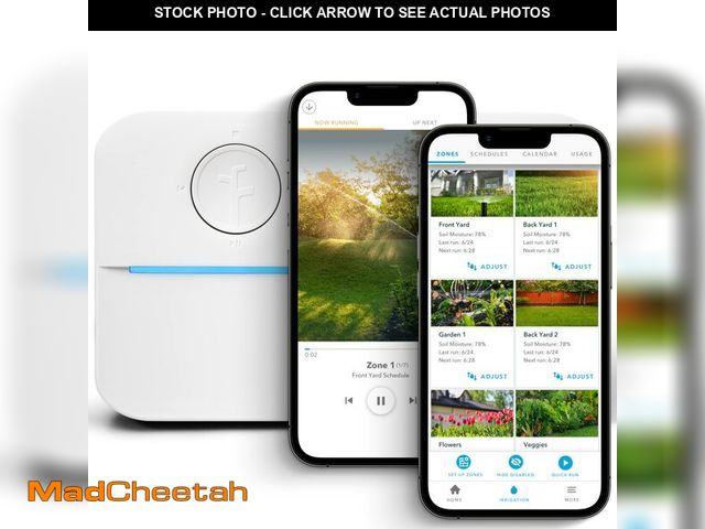 Lot 74-12458281 - Rachio WiFi Smart Sprinkler Controller (8-Zone Irrigation Remote Control) Ã¢â¬â App-Based Schedul...