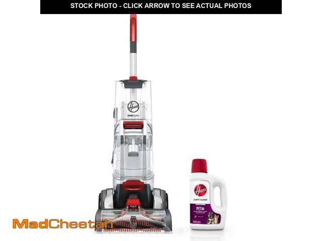 Lot 74-12988890 - *DIRTY/SCRATCHED/MISSING CLEANER* HOOVER SmartWash Advanced Automatic Corded Upright Carpet Cleaner ...