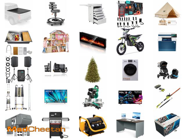 MadCheetah Holland - Overstock, Returns - Home Furnishings, Sports Equipment, Tools and Home Improvement - November 20, 2025