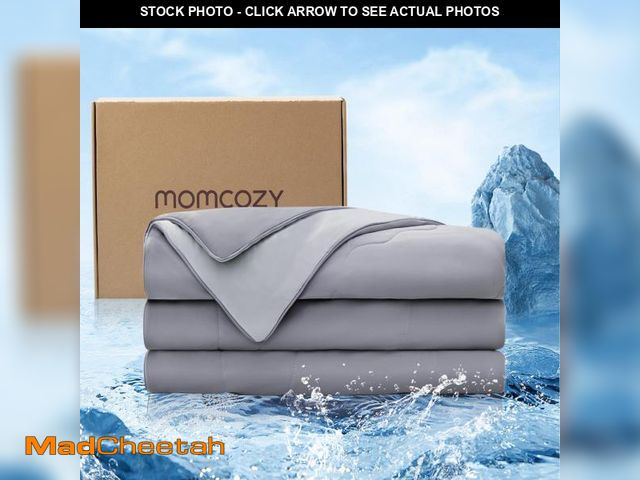 Lot 74-12439655 - Momcozy Life CoolMurm Cooling Comforter for Hot Sleepers, Full/Queen 90"x90" Soft Breathable Pregnan...