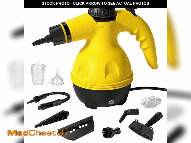 Lot 74-12701450 - Handheld Steam Cleaner for Home, Powerful Pressurized Steam Cleaner Natural Steamer for Cleaning Car...