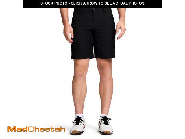 Lot 74-12151622 - IZOD Men's 9.5"Micro Poly Classic Fit Golf Short, 40, Caviar - UNUSED