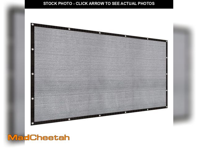 Lot 74-12309594 - LOVE STORY 6x8FT Shade Cloth for Plant Heavy Duty Knitted Mesh Tarp with Grommets Screen Mesh Nettin...
