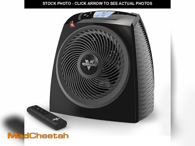 Lot 74-12692732 - *MISSING REMOTE* Vornado VH200 1500-Watt Electric Portable Space Heater, Whole Room Vortex Heat Circ...