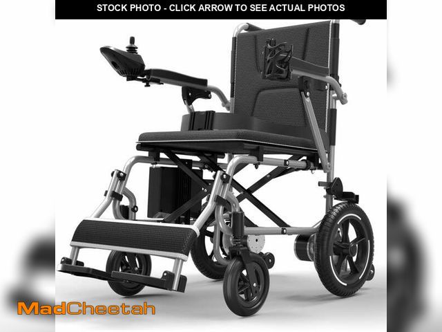 Lot 74-13815341 - COOLHUT 37 Lbs Electric Wheelchair 25+ Miles Long Travel Range, Foldable &amp; Lightweight Motorized...