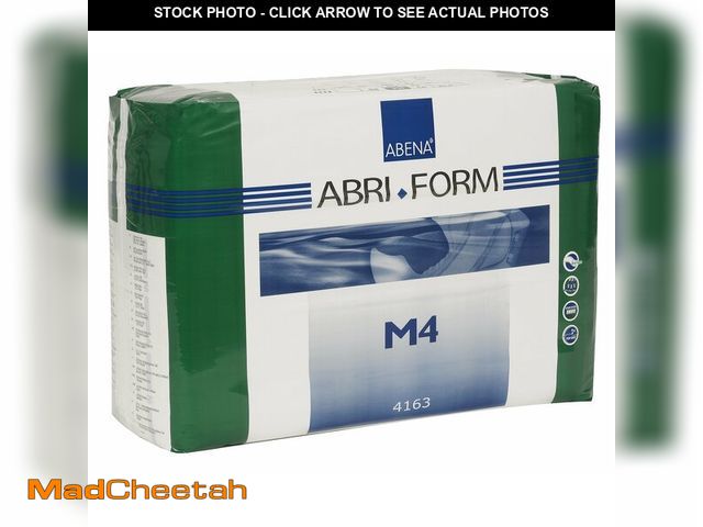 Lot 74-13565776 - Abena Abri-Form Comfort Plastic-Backed Briefs, Level 4, (Medium To Large Sizes) Medium, 14 Count - U...
