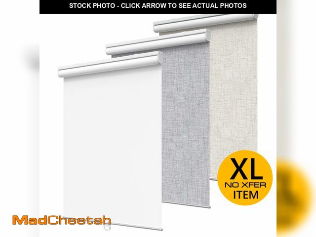 Lot 74-12894963 - GENIMO 100% Blackout Roller Window Shades, Window Blinds Cordless with Thermal Insulated, UV Protect...