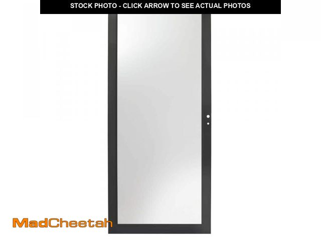 Lot 74-12519501 - Andersen 3000 Series 36 in. x 80 in. Black Right-Hand Full View Interchangeable Aluminum Storm Door ...