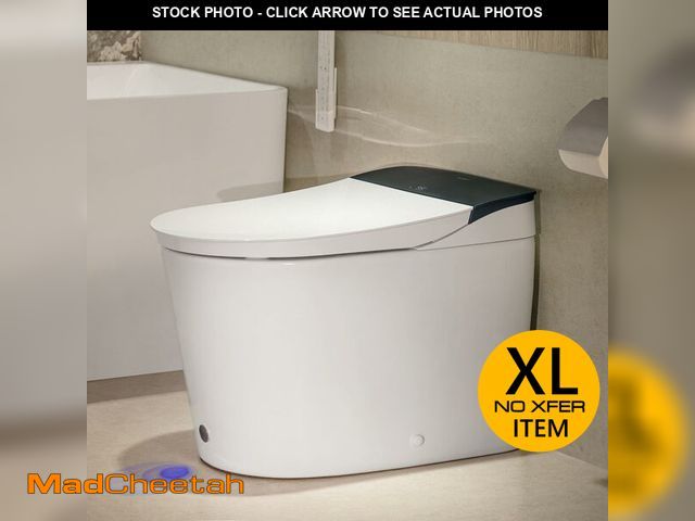 Lot 74-12630295 - CANEST Smart Toilet with Bidet Built in, Foam Dispenser, Auto Temp Control Wide Heated Seat&amp;0.1s...