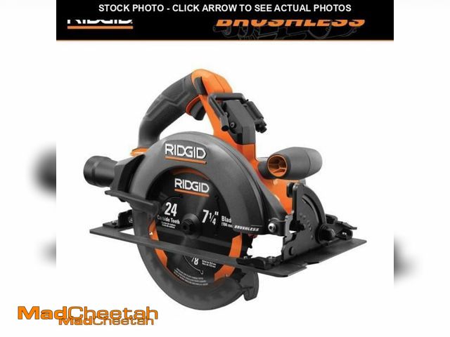 Lot 74-11592626 - RIDGID 18V Brushless Cordless 7-1/4 in. Circular Saw (Tool Only) - UNUSED