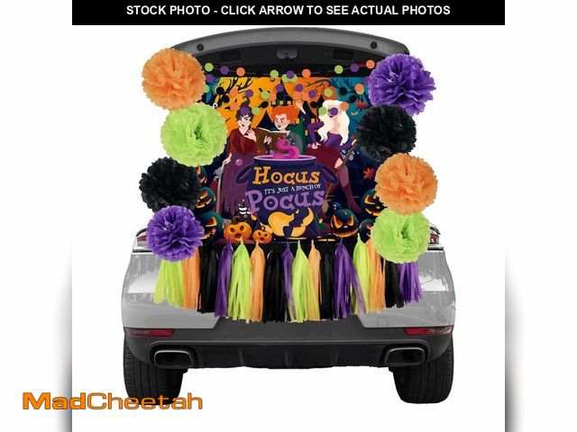 Lot 74-12701390 - Halloween Decorations - Trunk Or Treat Car Decorations Kit for SUV Hocus Pocus Themed Witch Sisters ...