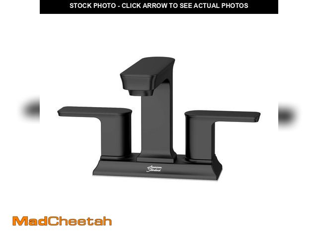 Lot 74-12776105 - American Standard Forsey 4 in. Centerset 2-Handle Bathroom Faucet with Easy Install Push Drain in Ma...