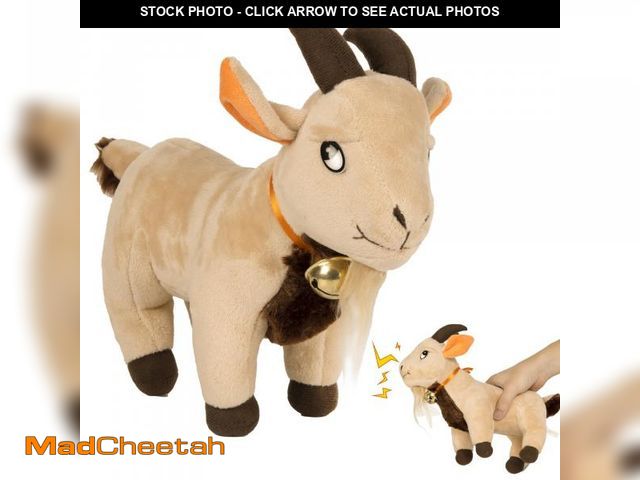 Lot 74-12442026 - Screaming Goat Toy Ã¢â¬â 11Ã¢â¬Â Plush Desk Toy Makes Hilarious Screaming Sound - Funny Gag Gif...
