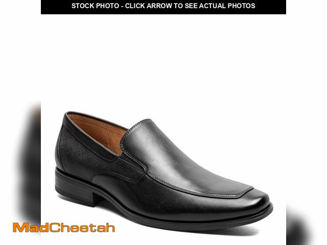 Lot 74-12876562 - Florsheim Jackson Moc Toe Venetian Loafers for Men - Leather Upper, Squared Toe Closure, Slip-On Sty...