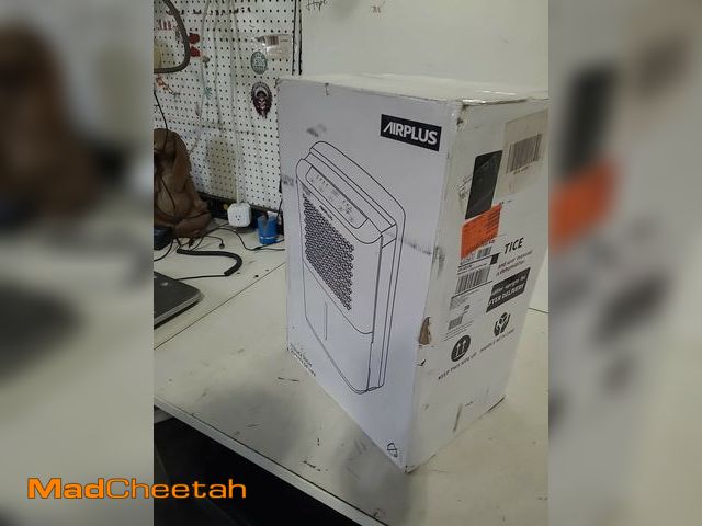 Lot 74-12657065 - Edendirect 32 pt. 2000 sq.ft. Portable Dehumidifier with Bucket in White, with ION, Air Purify Funct...