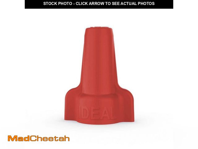 Lot 74-13785254 - IDEAL Wing-Nut Wire Connector, 452 Red, Jar of 250 - UNUSED