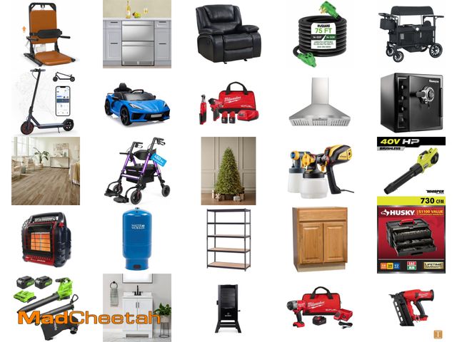 MadCheetah GRAND RAPIDS - Overstock, Returns - Health & Beauty, Electronics, Computers, Tools & Home Improvement, Home, Sports, Kitchen, Pet, Automotive, Toys and More! - December 3, 2025