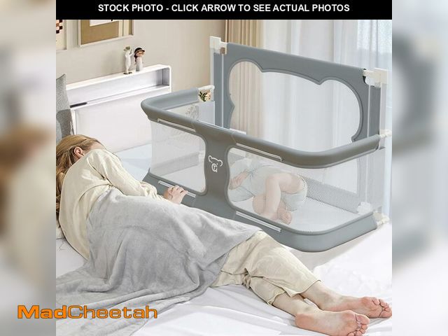 Lot 74-13664454 - JWPEHOE 3 in 1 Baby Bassinet Bedside Sleeper Portable Crib, Co-Sleeping Baby Bed, Playpen, Suitable ...