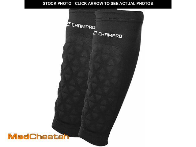 Lot 74-13520419 - Champro TRI-FLEX Forearm Pad (Black Medium) - USED