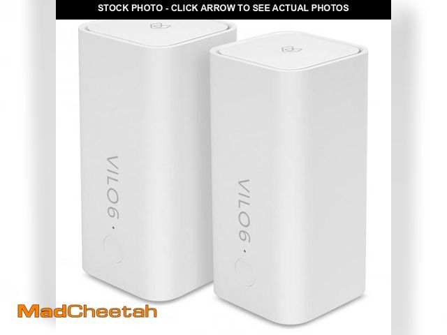 Lot 74-12222101 - Vilo 6 Mesh Wi-Fi System Wi-Fi 6 AX1800 Coverage Up to 4,000 Sq Ft (2-Pack) - UNUSED